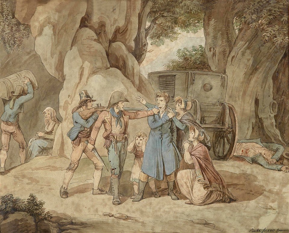 Bartolomeo Pinelli Überfall 1817