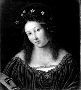 Bartolomeo Veneto - Saint Catherine of Alexandria - 65.435 - Museum of Fine Arts