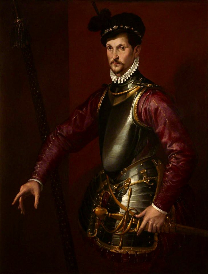 Bartolomeo Passarotti (1529-1592) - Portrait of an Unknown Soldier in Armour - 247858 - National Trust