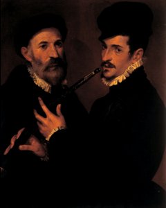 Bartolomeo Passerotti - Double portrait of musicians - Google Art Project
