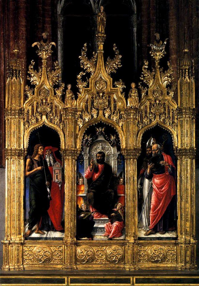 Bartolomeo Vivarini, pala di san marco 01