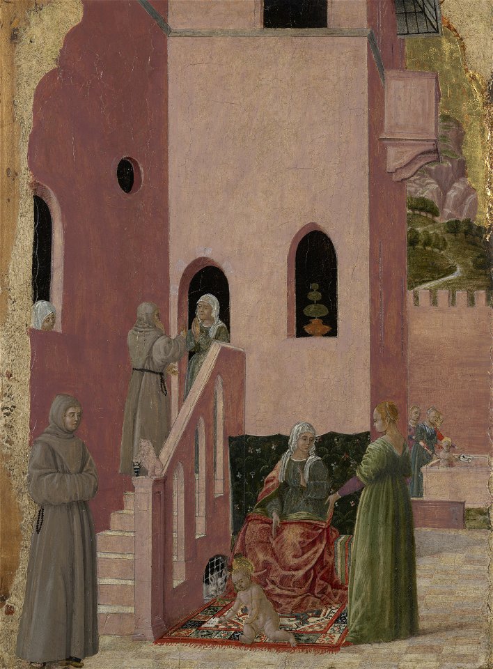 Bartolomeo degli Erri - The Birth of Saint Thomas Aquina - 1871.41 - Yale University Art Gallery