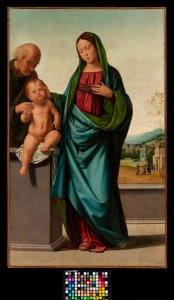 Fra Bartolommeo - Holy Family - LACMA - M.73.83. Free illustration for personal and commercial use.