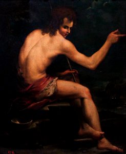 Bartolomeo Schedoni - John the Baptist. Free illustration for personal and commercial use.