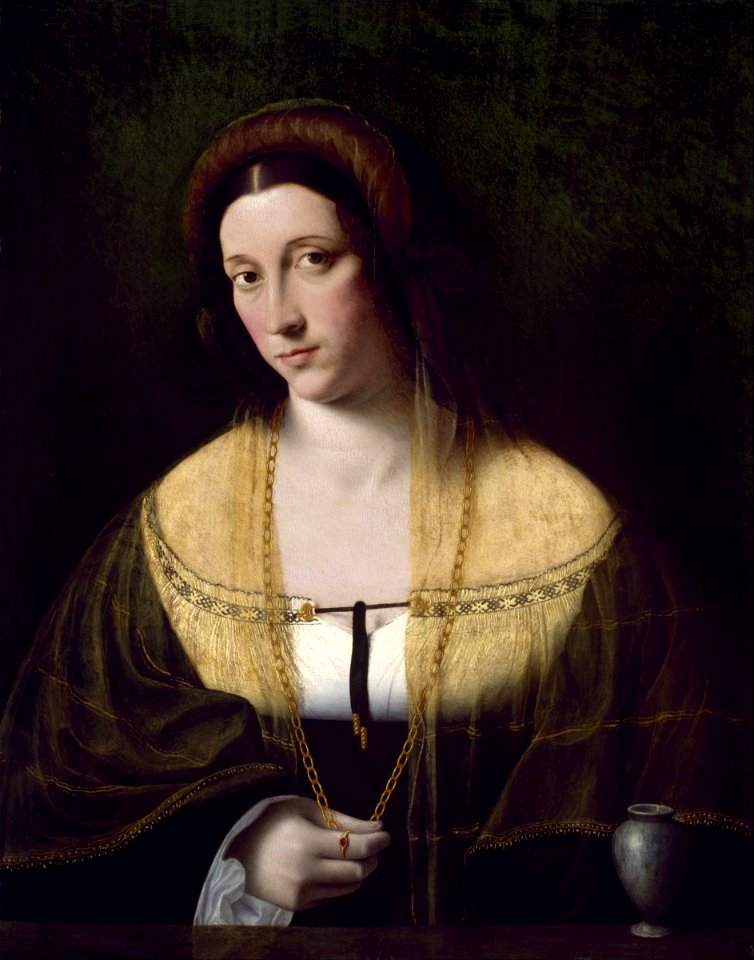 Bartolomeo Veneto - Portrait of a Lady - Google Art Project