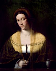 Bartolomeo Veneto - Portrait of a Lady - Google Art Project. Free illustration for personal and commercial use.