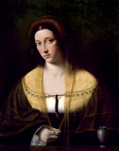 Bartolomeo Veneto - Portrait of a Lady - Google Art Project