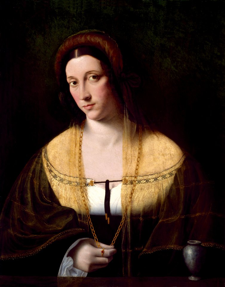 Bartolomeo Veneto - Portrait of a Lady - BF.1984.26 - Museum of Fine Arts