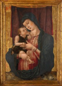 Bartolomeo Vivarini - The Virgin and Child - 1904.18 - Fogg Museum. Free illustration for personal and commercial use.