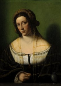 Bartolomeo Veneto - Portrait of a Lady as Mary Magdalen - Google Art Project