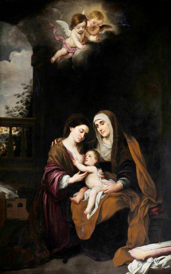 Bartolomé Esteban Murillo (1617-1682) (after) - The Madonna and Child with Saint Anne - 1298174 - National Trust
