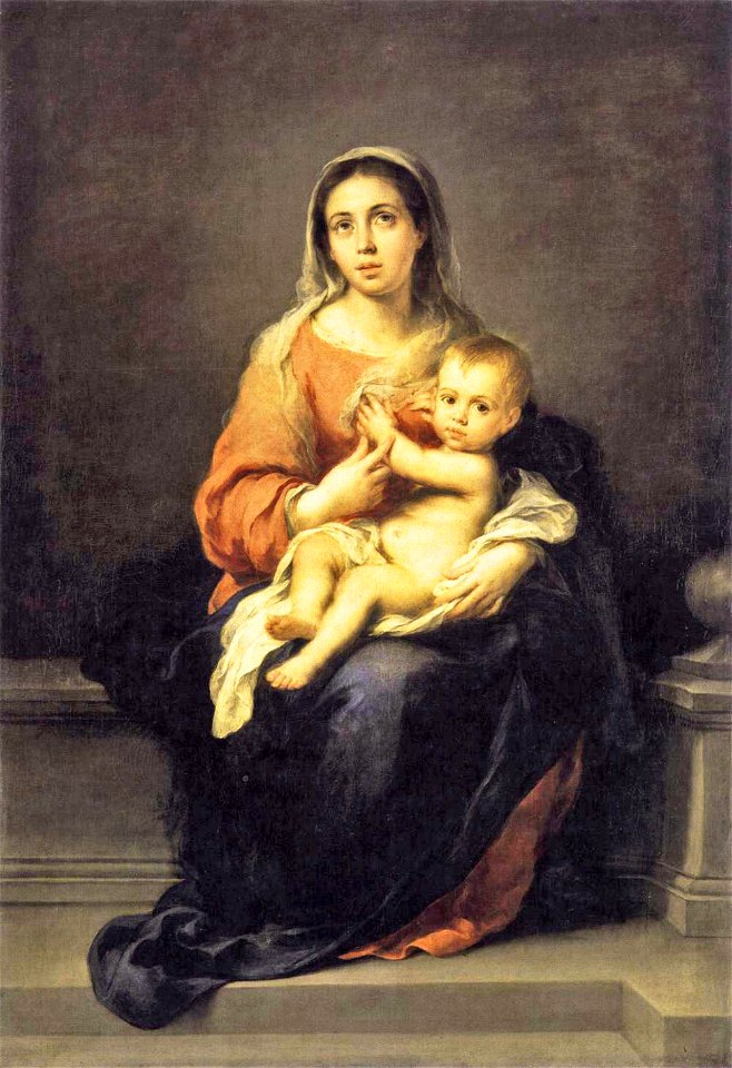 Bartolomé Esteban Perez Murillo - Madonna and Child - WGA16384