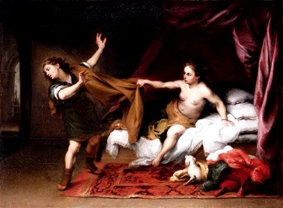Bartolomé Esteban Perez Murillo - Joseph and Potiphar's Wife - WGA16386