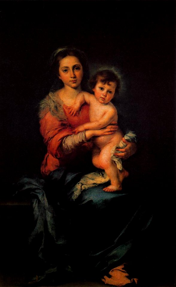Bartolomé Esteban Perez Murillo - Virgin with Child - WGA16357