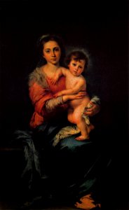 Bartolomé Esteban Perez Murillo - Virgin with Child - WGA16357. Free illustration for personal and commercial use.
