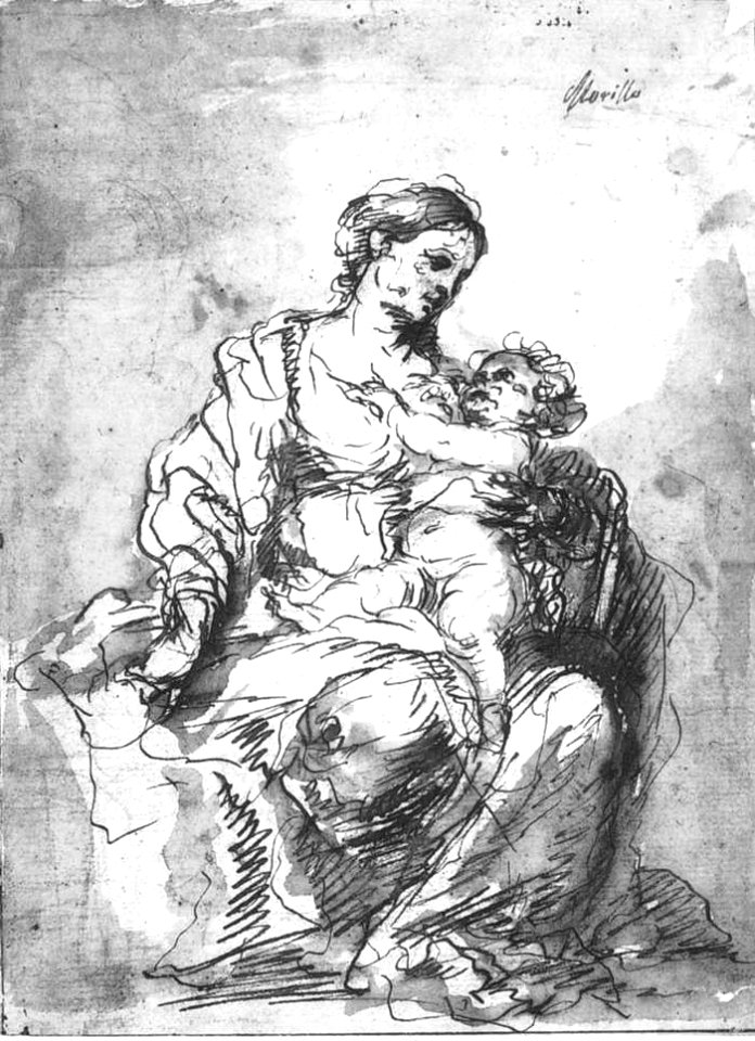 Bartolomé Esteban Perez Murillo - Virgin and Child - WGA16397