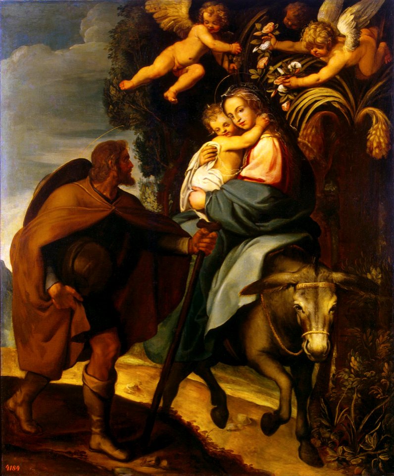 Bartolomé Carducho - The Flight into Egypt - WGA04209