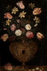 Bartolomé Pérez (1634-1693) (style of) - Still Life of Flowers in a Vase - 337039.1 - National Trust. Free illustration for personal and commercial use.
