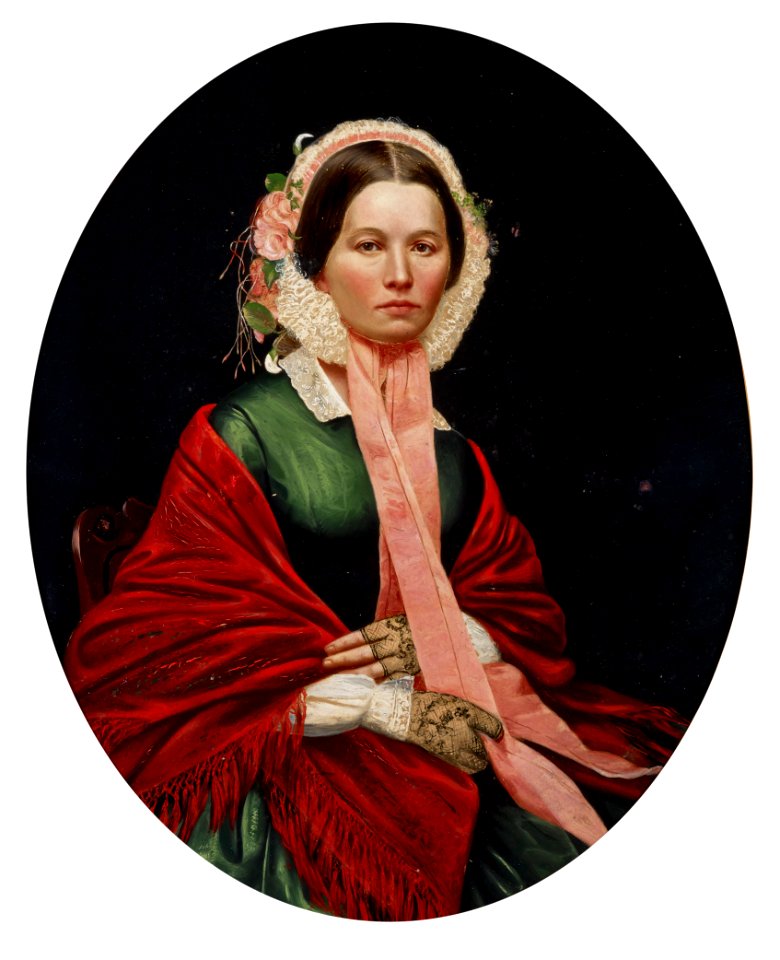 Barton Stone Hays - Portrait of Ellen Houser Hays - 1998.60 - Indianapolis Museum of Art