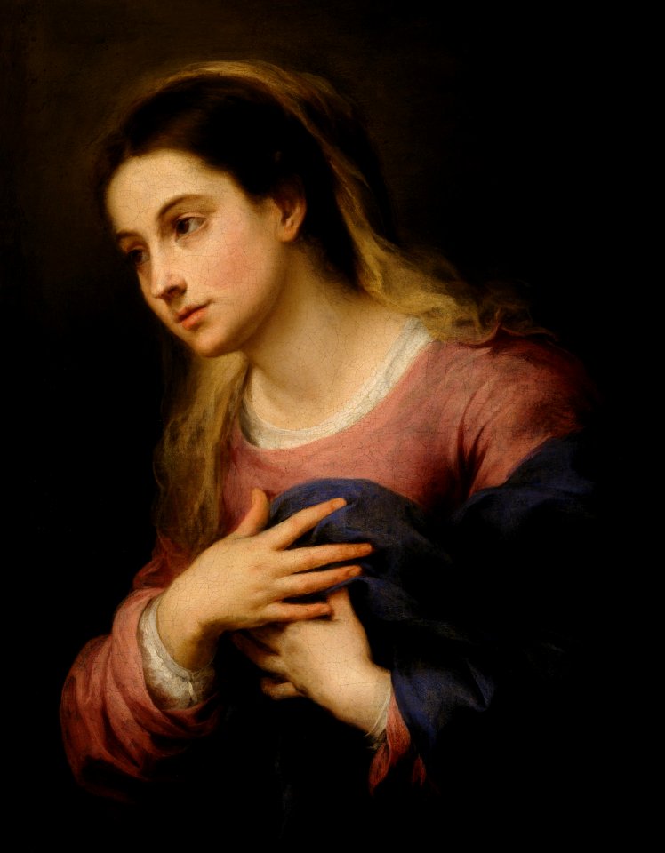 Bartolomé Estebán Murillo - The Virgin of the Annunciation - 61.70 - Museum of Fine Arts