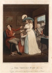 Bartolozzi after Morland The virtuous Parent