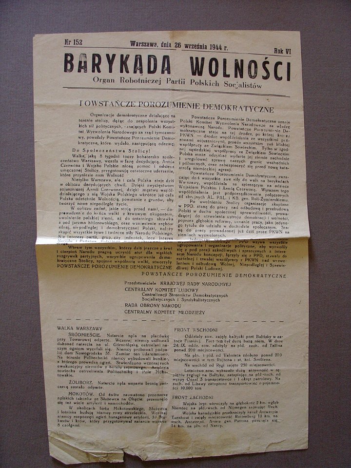 Barykada Wolności nr 152