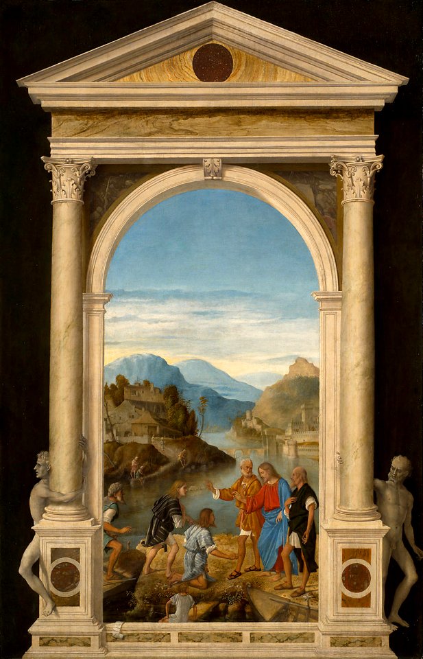 Marco Basaiti, , Kunsthistorisches Museum Wien, Gemäldegalerie - Berufung der Söhne des Zebedäus - GG 116 - Kunsthistorisches Museum