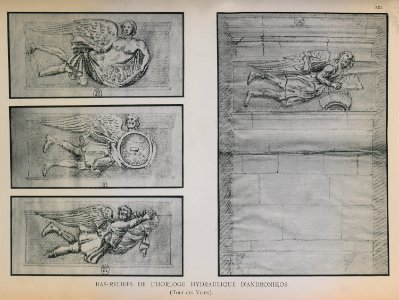 Bas-reliefs de l'Horloge hydraulique d'Andronikos (Tour des Vents) - Omont Henri Auguste - 1898