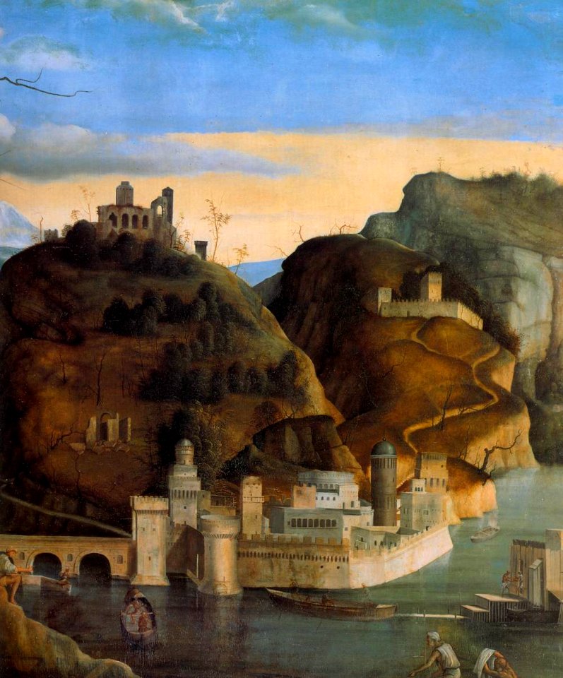 Marco Basaiti - Call of the Sons of Zebedee (detail) - WGA1393