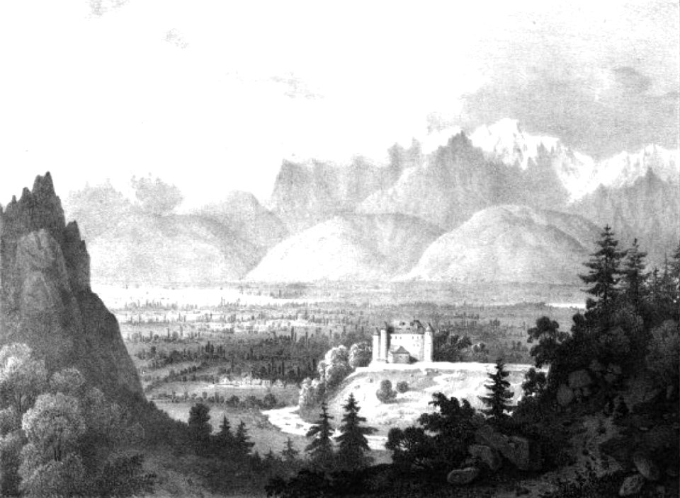 1405 album dauphiné, Chateau de Craponot, by VC cropped