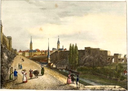 14. Vue du Bouc, forteresse de Luxembourg