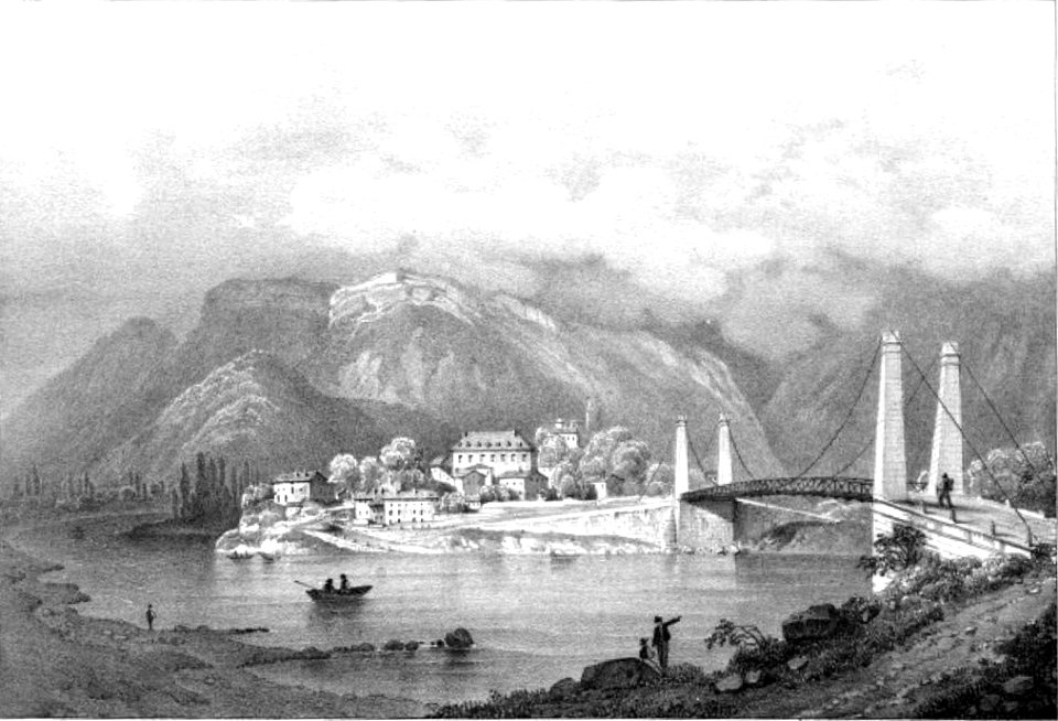 1420 album dauphiné, St Gervais (Isère), by VC cropped