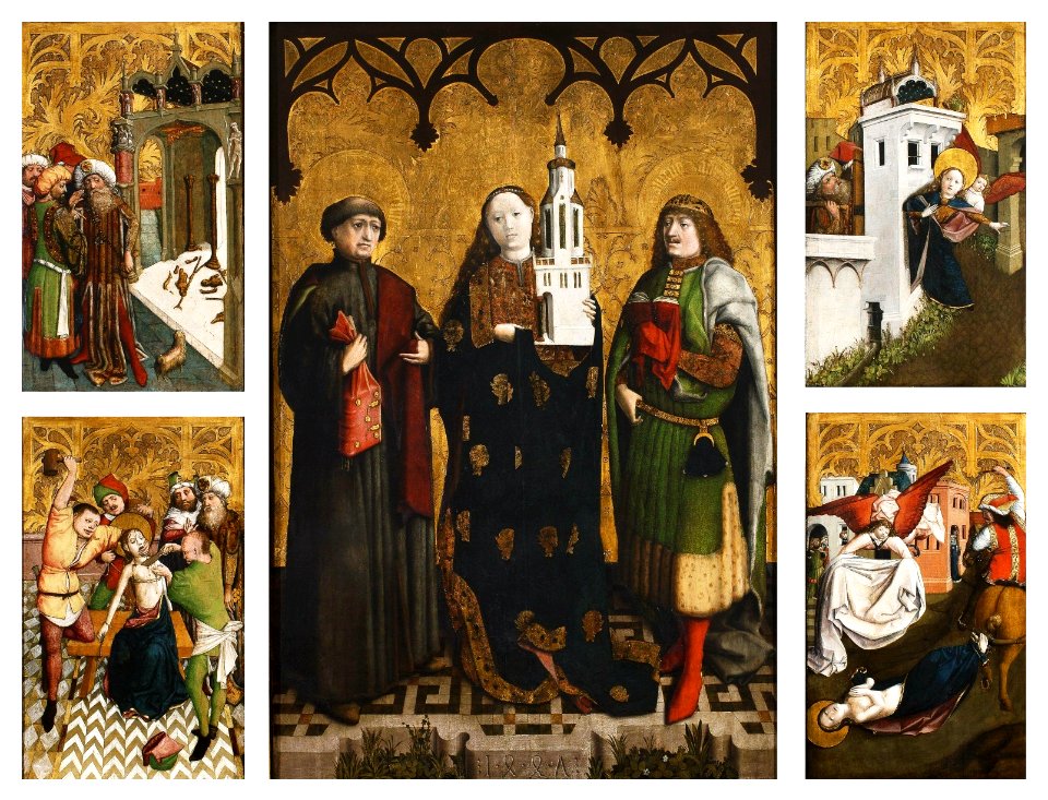 Wilhelm Kalteysen - Saint Barbara Altarpiece - Google Art Project