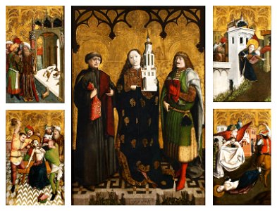 Wilhelm Kalteysen - Saint Barbara Altarpiece - Google Art Project