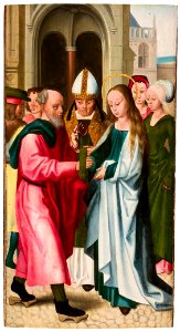 Lower Rhine Marriage of the Virgin. Free illustration for personal and commercial use.