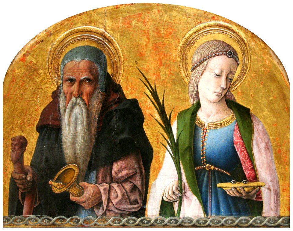 Crivelli Saints Anthony and Lucia