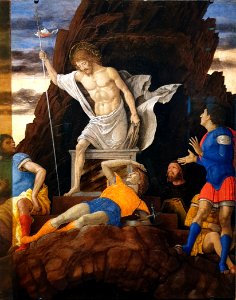 1492 Mantegna Die Auferstehung Christi Galleria dell’Accademia Carrara (Bergamo) anagoria