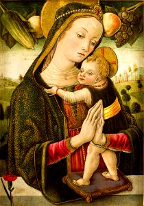 Crivelli Madonna and Child with a clove