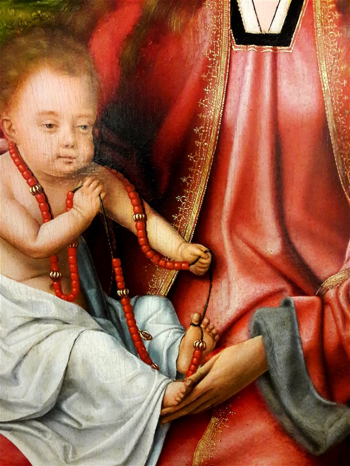 Massijs Madonna and Child (detail) 02