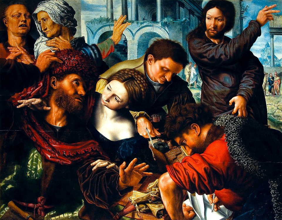 Jan Sanders van Hemessen (workshop) - The Calling of St Matthew