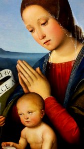 Francia Virgin and Child with St. John (detail)