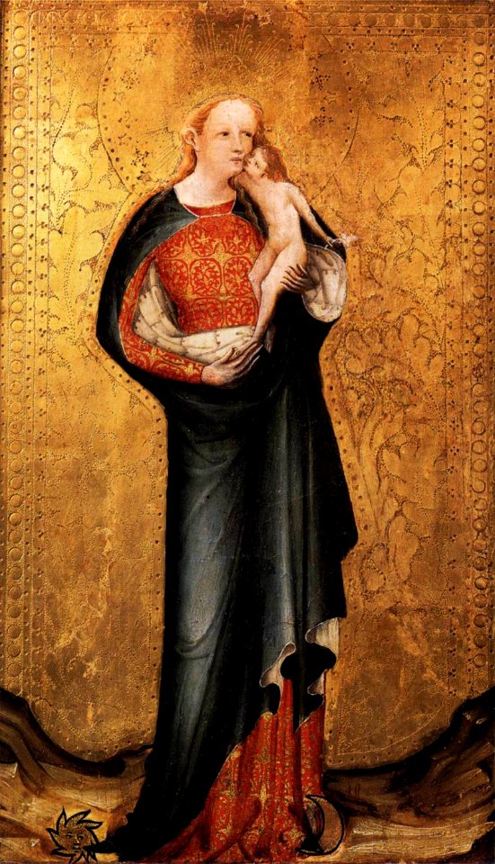 14th-century unknown painters - Woman of the Apocalypse - WGA23724