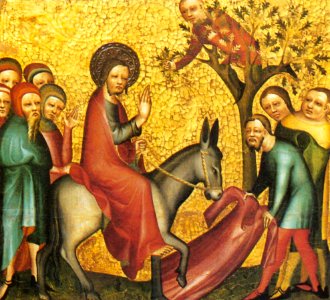 14th-century unknown painters - The Osnabrück Altarpiece (detail) - WGA23756