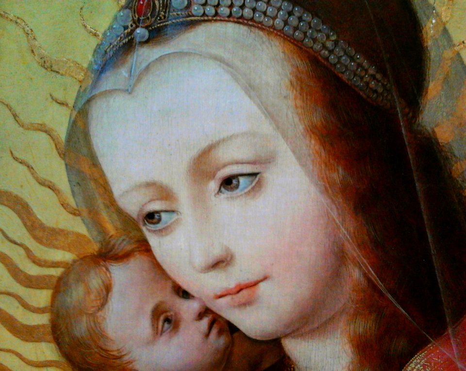 Massys Madonna on Crescent (detail) 01