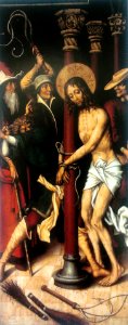 Holbein Flagellation of Christ. Free illustration for personal and commercial use.