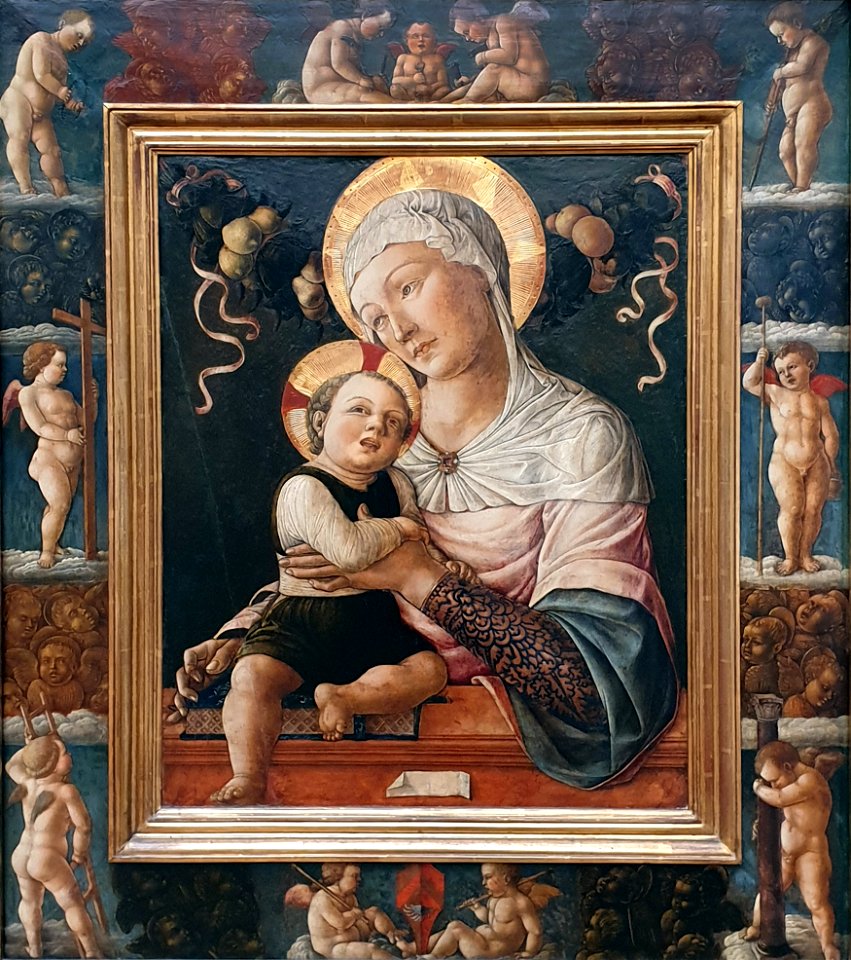1502 Bastiani Maria mit dem Kind Gemäldegalerie Kat.Nr. 27 anagoria