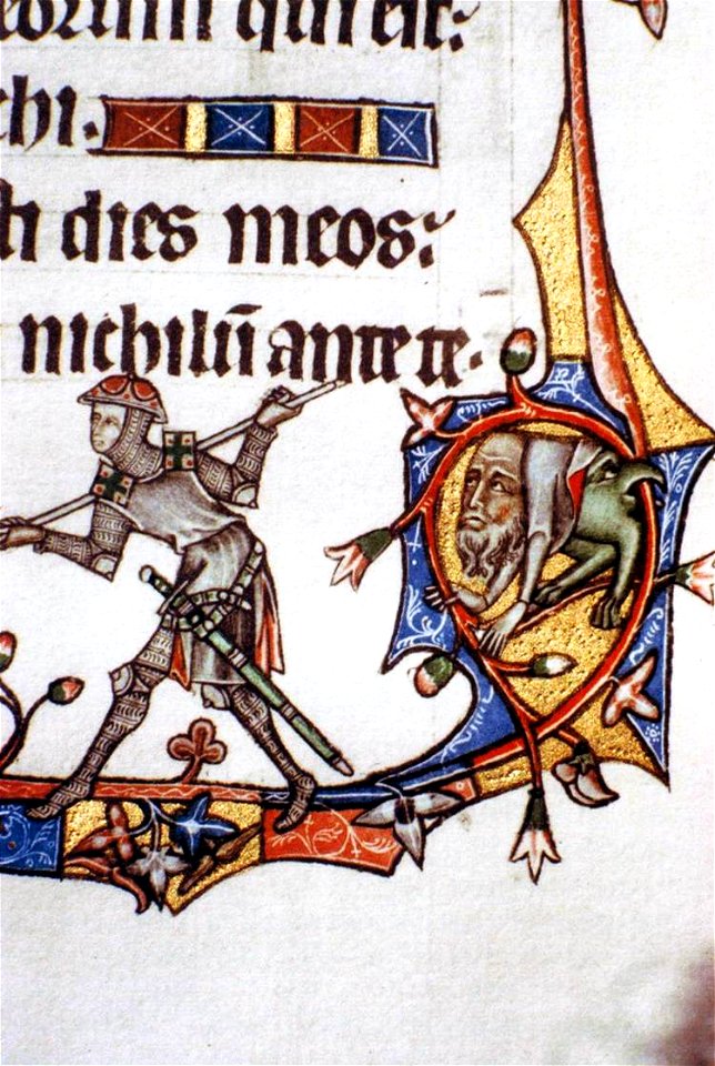 14th-century painters - Ormesby Psalter (detail) - WGA15765