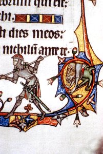 14th-century painters - Ormesby Psalter (detail) - WGA15765