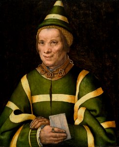 Jan Sanders van Hemessen (Attr) - Portrait of Elisabet, Court fool of Anne of Hungary