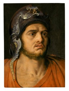 Frans Floris - Head of a man in a helmet (Mars)